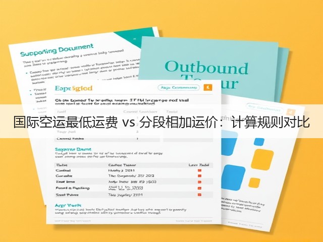 国际空运最低运费 vs 分段相加运价:计算规则对比(图3) 国际空运最低运费 vs 分段相加运价:计算规则对比(图3)