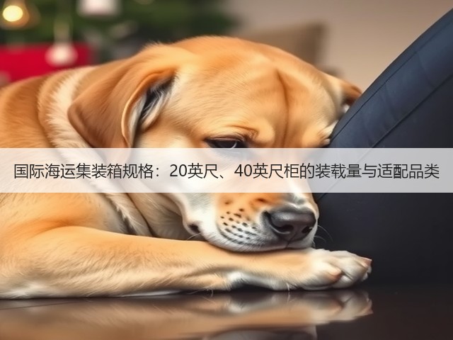 国际海运集装箱规格:20英尺、40英尺柜的装载量与适配品类(图2) 国际海运集装箱规格:20英尺、40英尺柜的装载量与适配品类(图2)