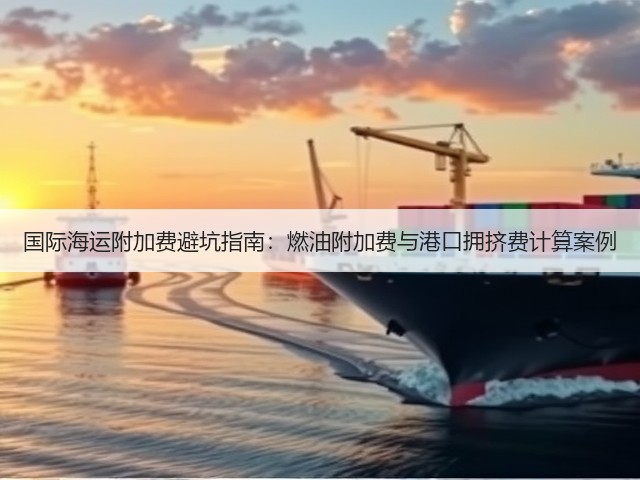 国际海运附加费避坑指南:燃油附加费与港口拥挤费计算案例(图1) 国际海运附加费避坑指南:燃油附加费与港口拥挤费计算案例(图1)