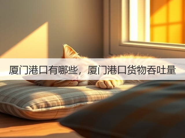 厦门港口有哪些,厦门港口货物吞吐量(图2) 厦门港口有哪些,厦门港口货物吞吐量(图2)