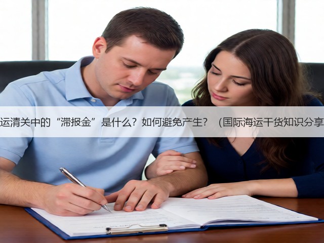 海运清关中的“滞报金”是什么?如何避免产生?(国际海运干货知识分享)(图2) 海运清关中的“滞报金”是什么?如何避免产生?(国际海运干货知识分享)(图2)