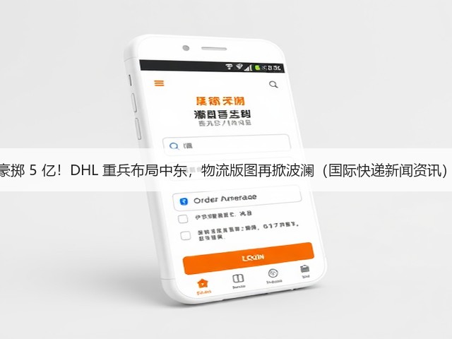 豪掷 5 亿！DHL 重兵布局中东，物流版图再掀波澜（国际快递新闻资讯）(图2)