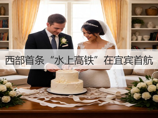 西部首条“水上高铁”在宜宾首航(图2)