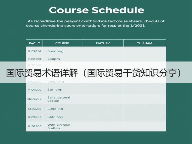 国际贸易术语详解(国际贸易干货知识分享)(图1) 国际贸易术语详解(国际贸易干货知识分享)(图1)