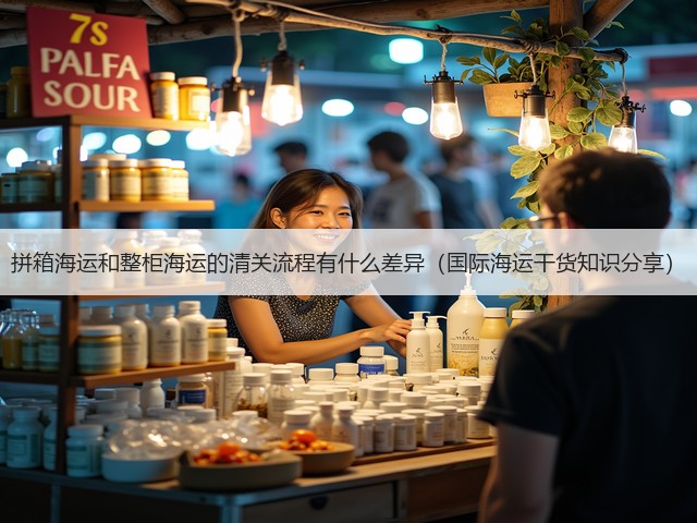 拼箱海运和整柜海运的清关流程有什么差异(国际海运干货知识分享)(图2) 拼箱海运和整柜海运的清关流程有什么差异(国际海运干货知识分享)(图2)