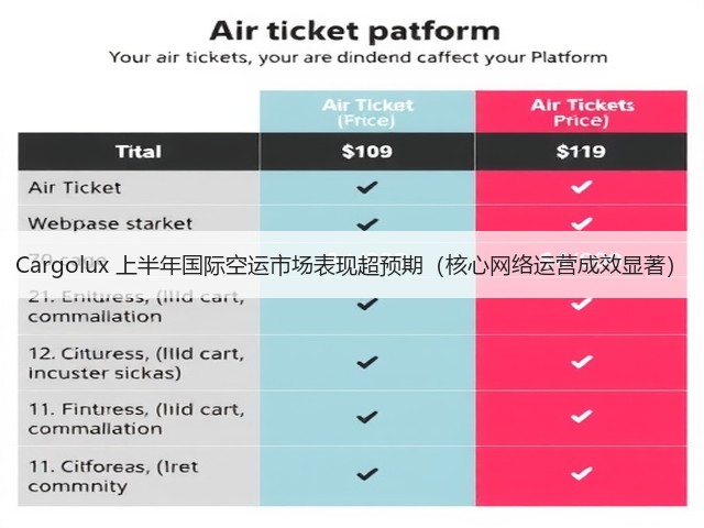 Cargolux 上半年国际空运市场表现超预期(核心网络运营成效显著)(图2) Cargolux 上半年国际空运市场表现超预期(核心网络运营成效显著)(图2)