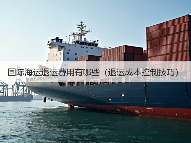 国际海运退运费用有哪些(退运成本控制技巧)(图2) 国际海运退运费用有哪些(退运成本控制技巧)(图2)