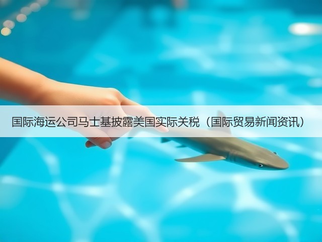 国际海运公司马士基披露美国实际关税(国际贸易新闻资讯)(图2) 国际海运公司马士基披露美国实际关税(国际贸易新闻资讯)(图2)