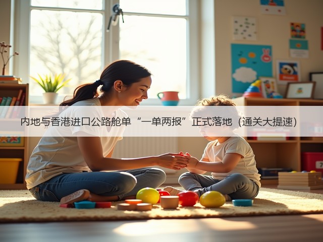 内地与香港进口公路舱单“一单两报”正式落地（通关大提速）(图2)