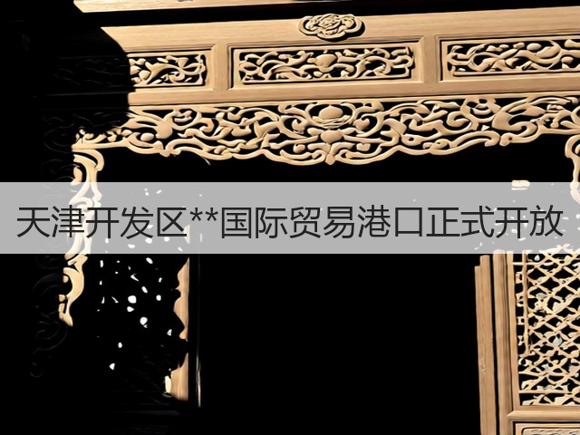 天津开发区**国际贸易港口正式开放(图2) 天津开发区**国际贸易港口正式开放(图2)