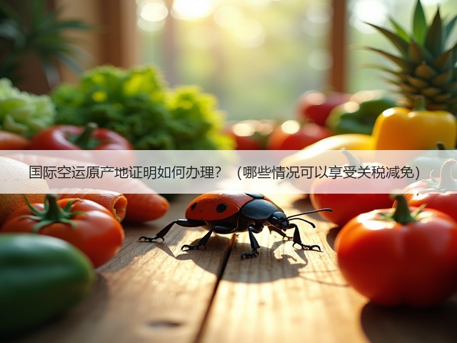 国际空运原产地证明如何办理?(哪些情况可以享受关税减免)(图2) 国际空运原产地证明如何办理?(哪些情况可以享受关税减免)(图2)