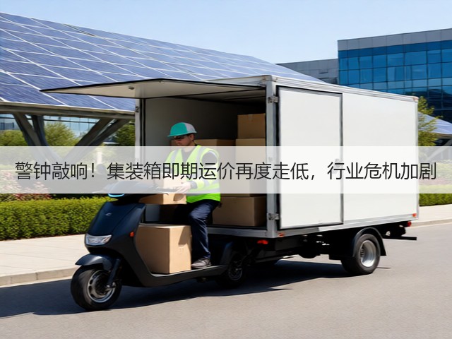 警钟敲响！集装箱即期运价再度走低，行业危机加剧(图3)