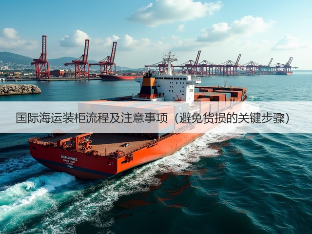 国际海运装柜流程及注意事项(避免货损的关键步骤)(图2) 国际海运装柜流程及注意事项(避免货损的关键步骤)(图2)