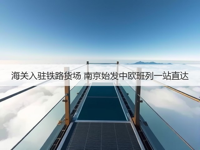 海关入驻铁路货场 南京始发中欧班列一站直达(图2) 海关入驻铁路货场 南京始发中欧班列一站直达(图2)