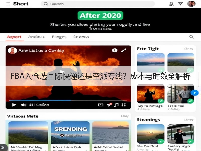 FBA入仓选国际快递还是空派专线？成本与时效全解析