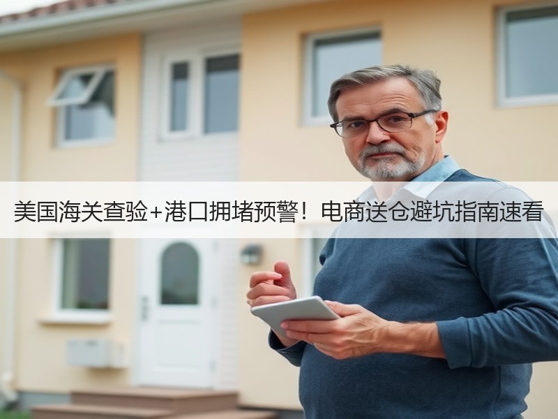 美国海关查验+港口拥堵预警!电商送仓避坑指南速看 美国海关查验+港口拥堵预警!电商送仓避坑指南速看