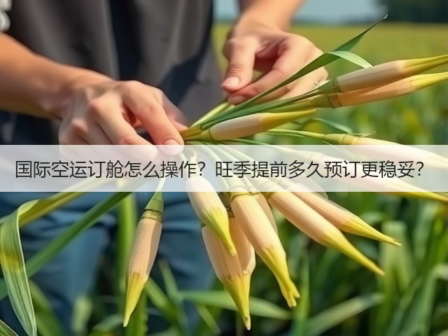国际空运订舱怎么操作?旺季提前多久预订更稳妥?(图1) 国际空运订舱怎么操作?旺季提前多久预订更稳妥?(图1)