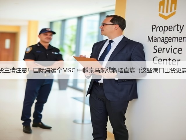 中国货主请注意!国际海运个MSC 中越泰马航线新增直靠(这些港口出货更高效)(图2) 中国货主请注意!国际海运个MSC 中越泰马航线新增直靠(这些港口出货更高效)(图2)