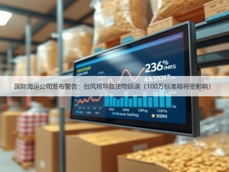 国际海运公司发布警告:台风将导致货物延误(100万标准箱将受影响) 国际海运公司发布警告:台风将导致货物延误(100万标准箱将受影响)