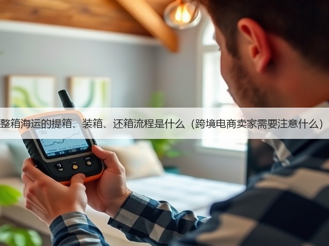 整箱海运的提箱、装箱、还箱流程是什么(跨境电商卖家需要注意什么)(图3) 整箱海运的提箱、装箱、还箱流程是什么(跨境电商卖家需要注意什么)(图3)