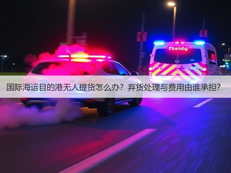 国际海运目的港无人提货怎么办？弃货处理与费用由谁承担？