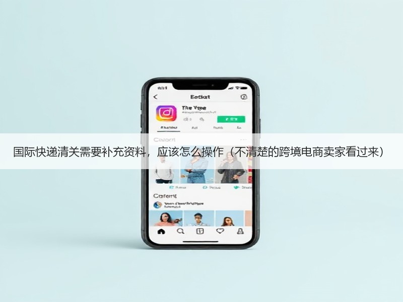 国际快递清关需要补充资料，应该怎么操作（不清楚的跨境电商卖家看过来）