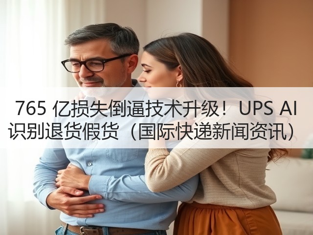 765 亿损失倒逼技术升级!UPS AI 识别退货假货(国际快递新闻资讯)(图2) 765 亿损失倒逼技术升级!UPS AI 识别退货假货(国际快递新闻资讯)(图2)