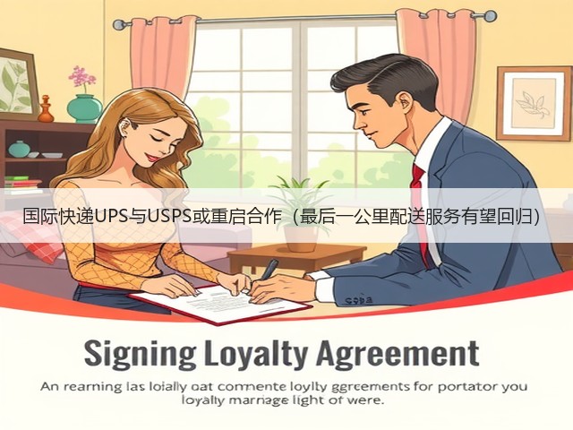 国际快递UPS与USPS或重启合作(最后一公里配送服务有望回归)(图3) 国际快递UPS与USPS或重启合作(最后一公里配送服务有望回归)(图3)