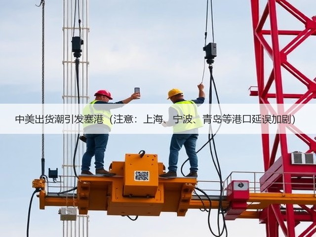 中美出货潮引发塞港(注意:上海、宁波、青岛等港口延误加剧)(图2) 中美出货潮引发塞港(注意:上海、宁波、青岛等港口延误加剧)(图2)