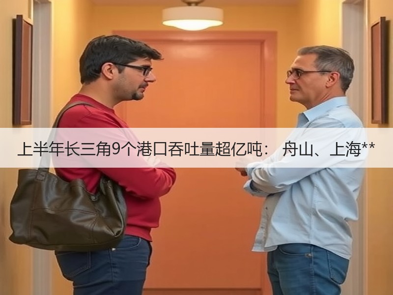 上半年长三角9个港口吞吐量超亿吨: 舟山、上海** 上半年长三角9个港口吞吐量超亿吨: 舟山、上海**