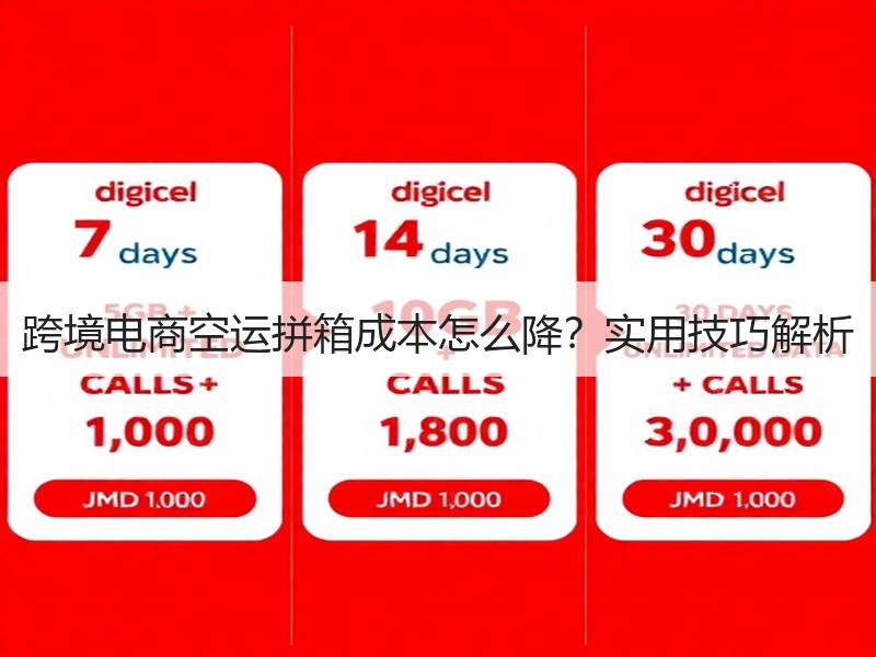跨境电商空运拼箱成本怎么降？实用技巧解析
