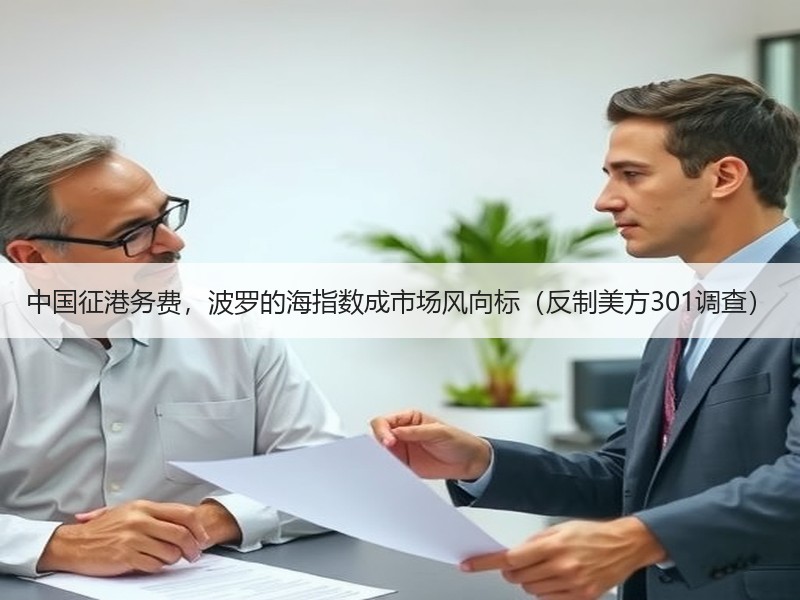 中国征港务费,波罗的海指数成市场风向标(反制美方301调查) 中国征港务费,波罗的海指数成市场风向标(反制美方301调查)