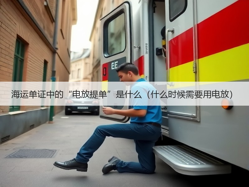 海运单证中的“电放提单”是什么（什么时候需要用电放）