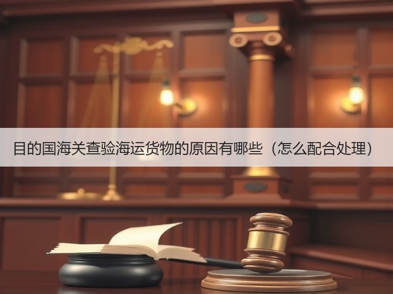 目的国海关查验海运货物的原因有哪些（怎么配合处理）