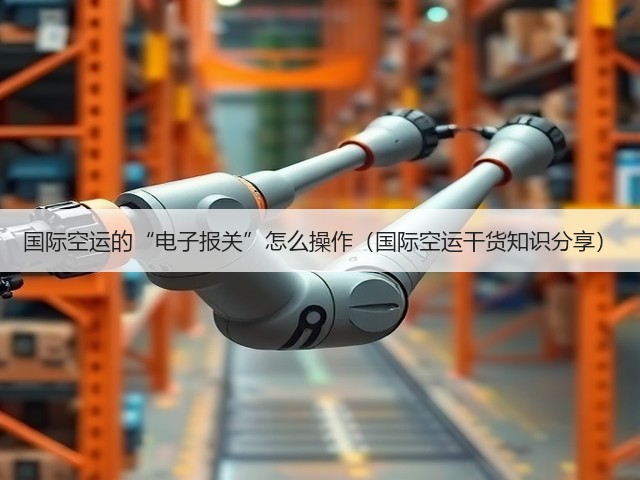 国际空运的“电子报关”怎么操作(国际空运干货知识分享)(图2) 国际空运的“电子报关”怎么操作(国际空运干货知识分享)(图2)