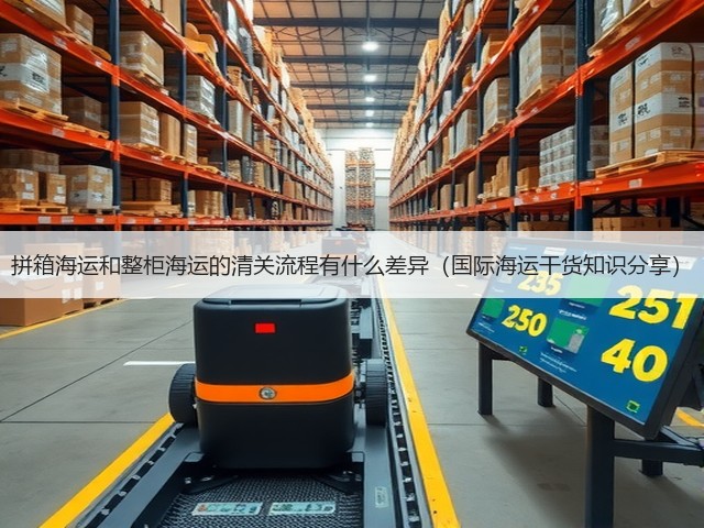 拼箱海运和整柜海运的清关流程有什么差异（国际海运干货知识分享）(图1)