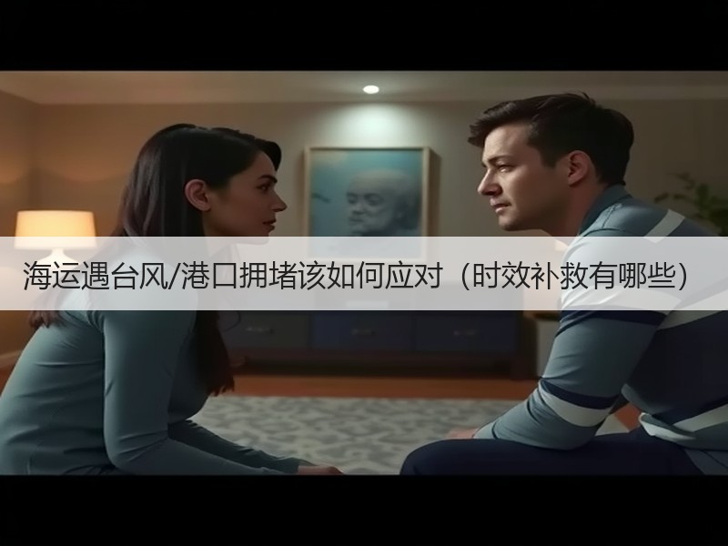 海运遇台风/港口拥堵该如何应对（时效补救有哪些）
