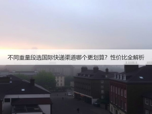 不同重量段选国际快递渠道哪个更划算?性价比全解析(图2) 不同重量段选国际快递渠道哪个更划算?性价比全解析(图2)