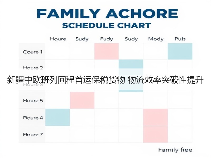 新疆中欧班列回程首运保税货物 物流效率突破性提升 新疆中欧班列回程首运保税货物 物流效率突破性提升