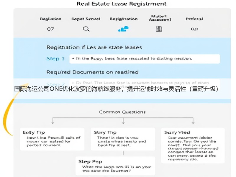 国际海运公司ONE优化波罗的海航线服务,提升运输时效与灵活性(重磅升级) 国际海运公司ONE优化波罗的海航线服务,提升运输时效与灵活性(重磅升级)