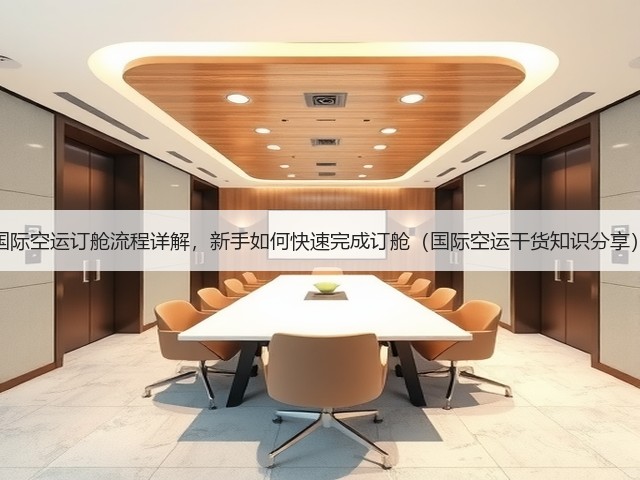 国际空运订舱流程详解,新手如何快速完成订舱(国际空运干货知识分享)(图3) 国际空运订舱流程详解,新手如何快速完成订舱(国际空运干货知识分享)(图3)
