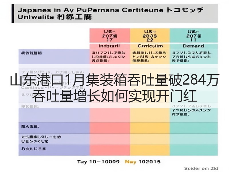 山东港口1月集装箱吞吐量破284万 吞吐量增长如何实现开门红 山东港口1月集装箱吞吐量破284万 吞吐量增长如何实现开门红