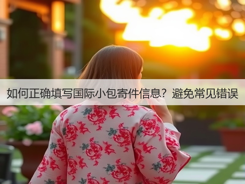 如何正确填写国际小包寄件信息?避免常见错误 如何正确填写国际小包寄件信息?避免常见错误