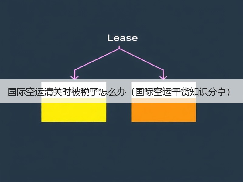 国际空运清关时被税了怎么办（国际空运干货知识分享）