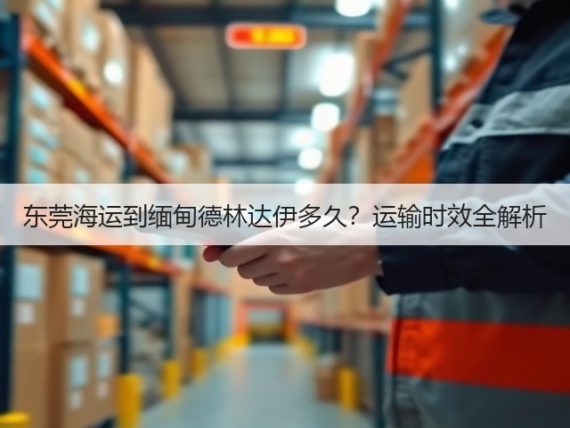 东莞海运到缅甸德林达伊多久?运输时效全解析(图3) 东莞海运到缅甸德林达伊多久?运输时效全解析(图3)