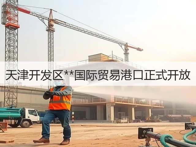 天津开发区**国际贸易港口正式开放(图1) 天津开发区**国际贸易港口正式开放(图1)