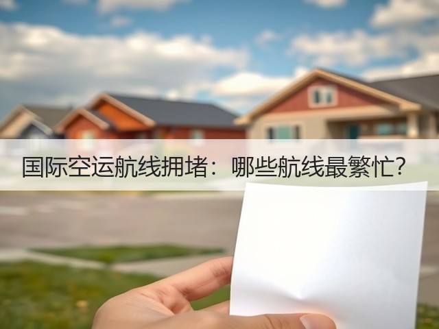 国际空运航线拥堵:哪些航线最繁忙?(图1) 国际空运航线拥堵:哪些航线最繁忙?(图1)