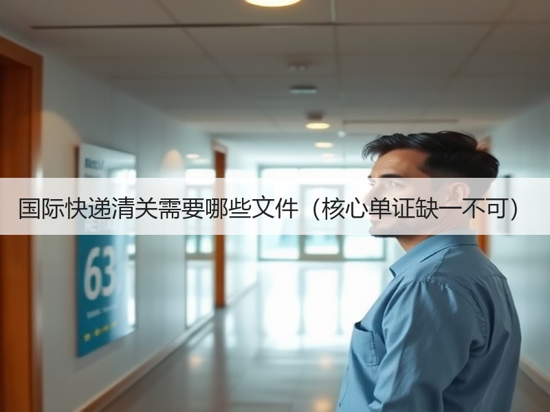 国际快递清关需要哪些文件（核心单证缺一不可）