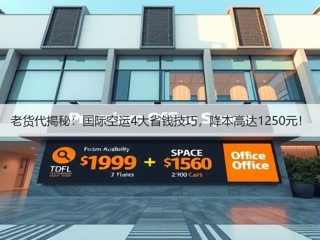 老货代揭秘:国际空运4大省钱技巧,降本高达1250元!(图1) 老货代揭秘:国际空运4大省钱技巧,降本高达1250元!(图1)