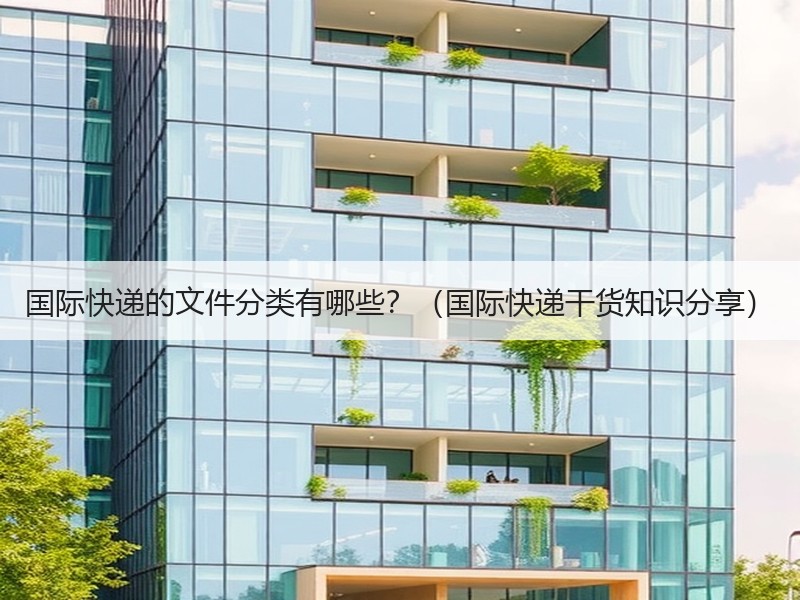 国际快递的文件分类有哪些?(国际快递干货知识分享) 国际快递的文件分类有哪些?(国际快递干货知识分享)